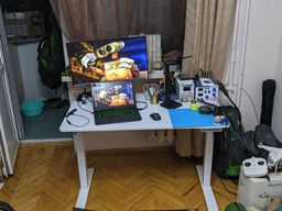 Компьютерный стол E-Table Universal с регулируемой высотой Белый (3202W) фото от покупателей 9