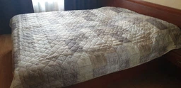 Стеганое покрывало Home Line. 1910740 15-1316 бежевое-160х210 см фото от покупателей 7