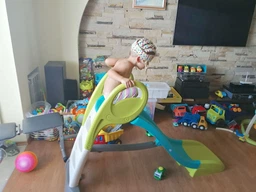 Горка садовая Smoby Toys с водным эффектом 150 см Красная (820500) (3032168205000) фото от покупателей 1