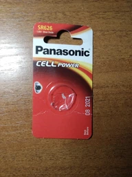 Батарейка Panasonic срібно-цинкова SR626 (377, V377, D377) блістер, 1 шт (SR-626EL/1B) фото від покупців 3