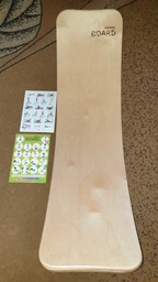 Балансборд SwaeyBoard Kids 93x28x1.9 см оранжевый рокерборд фото от покупателей 2