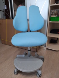 Детское кресло Evo-Kids Mio-2 обивка голубая однотонная Y-408 KBL фото от покупателей 4
