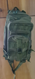 Тактичний штурмовий військовий рюкзак Armour Tactical М25 Oxford 600D (з системою MOLLE) 20-25 літрів Чорний фото від покупців 2