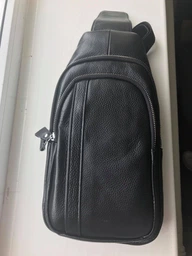 Сумка слінг через плече чоловіча з натуральної шкіри Laras K106601 Black (ROZ6300004223) фото від покупців 3