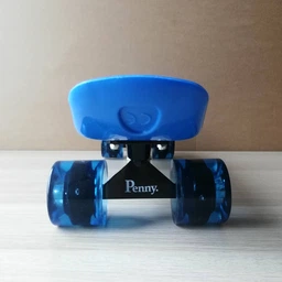 Пенни борд скейт Jenix Penny Board 22" Синий со светящимися колесами фото от покупателей 6