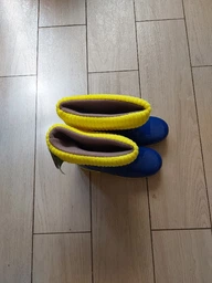 Резиновые сапоги DEMAR 0034 A Twister Lux Fluo A Флуо синие 28/29 фото от покупателей 3