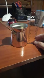 Турка турецька (джезва) Hakart мідна ручна робота 150 мл фото від покупців 2