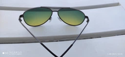Очки водителя Антифара с поляризационной линзой Polar Eagle Aviator - Желто-зеленые С Футляром и салфеткой фото от покупателей 4