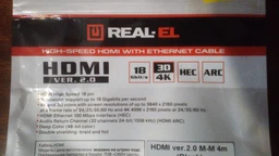 Кабель Real-El HDMI VER. 2.0 M-M 4 м Black (EL123500019)