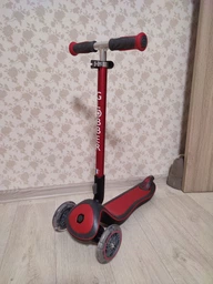 Самокат Globber Elite Deluxe 3 колеса з підсвіткою до 50 кг 3+ Рожевий (444-410) (4897070184794)