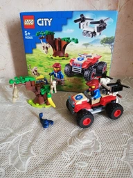Конструктор LEGO City Квадроцикл для порятунку диких тварин 74 деталі (60300) фото від покупців 12