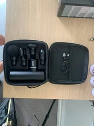 Перкусійний масажер для тіла та м'язів, ручний пістолет GYRO Muscle Mini Gun Massager Black (GYRO-Minigun) фото від покупців 3