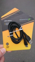 Кабель Grand-X USB-TypeC TPC-01 4A 1 м Black для Quick Charge (TPC-01) фото от покупателей 2