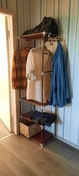 Напольная вешалка для хранения одежды New Boxy Coat Rack Открытый шкаф органайзер для одежды (3943) фото от покупателей 1