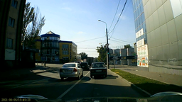 Автомобільний відеореєстратор BlackBox A11/DVR-V2 FULL HD сенсорний реєстратор 2 камери Чорний