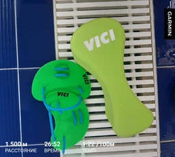 Лопатки кистьові для плавання, VICI ProSwim, для дорослих і дітей, сині, LS-01 №4