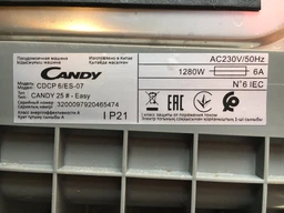Посудомоечная машина CANDY CDCP 6/ES(-07) фото от покупателей 4