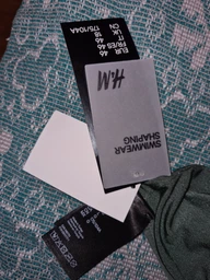 Купальник H&M 34 світло-бежевий квіти 25048117771 фото від покупців 17