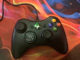 Провідний джойстик геймпад для Xbox 360 Чорний (NJ-60)