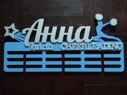 Настенная именная медальница из дерева "Черлидинг" под заказ (МД0285) фото от покупателей 1