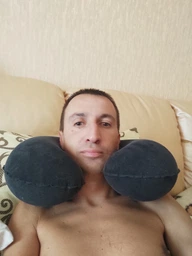 Надувная Подушка-подголовник для путешествий Intex 68675 надувная подушка 36 x 30 x 10 см фото от покупателей 9