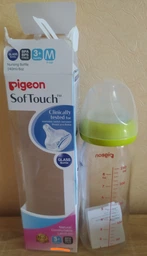 Бутылочка для кормления Pigeon SofTouch Peristaltic Plus 240 мл (4902508004794) фото от покупателей 2