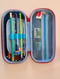 Пенал с тиснением Cool For School 1 отделение Голубой (QT-5698-Blue) фото от покупателей 1