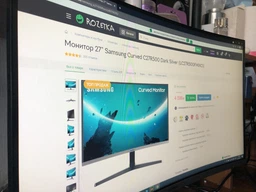 Монитор 27" Samsung Curved C27R500 Dark Silver (LC27R500FHIXCI) фото от покупателей 6