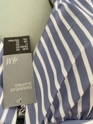 Купальник H&M 34 світло-бежевий квіти 25048117771 фото від покупців 13