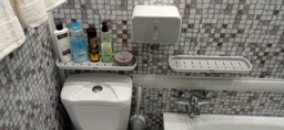 Йоржик для унітазу з силіконовою щіткою клейкий настінний MBM HOME BP-21 WHITE/GRAY білий/сірий фото від покупців 8