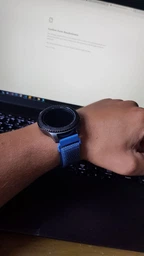 Ремешок BeCover Nylon Style для Samsung Galaxy Watch 46mm / Watch 3 45mm / Gear S3 Classic / Gear S3 Frontier Deep Blue (BC_705869) фото от покупателей 2