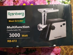 Мясорубка электрическая Rainberg RB-6305 3000 Вт + соковыжималка фото від покупців 4