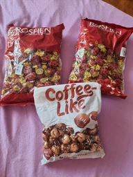 Карамель молочная с начинкой Roshen Coffeelike 1 кг (4823077605376)