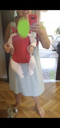 Удобный рюкзак - слинг для переноски малышей Baby Carrier регулируемая кенгуру / эргорюкзак для ребенка, серый (100581598) фото от покупателей 2