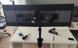 Крепление для 2-х мониторов ITech MBS-12F настольное 13"-27" нагрузка 8кг