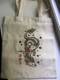 Эко сумка шоппер Spirited Away (9227-2832) 41x35 см Бежевый