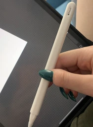 Чехол TPU Goojodoq Button Magnetic для стилуса Apple Pencil 2 White