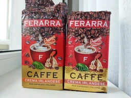 Кофе молотый Ferarra Crema Irlandese с ароматом ирландского крема 250г фото от покупателей 16