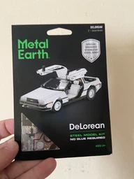 Металлический 3D конструктор Metal Earth "Машина времени DeLorean" из фильма "Назад в будущее" (MMS181) фото от покупателей 1
