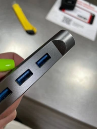 USB хаб Type C 8 в 1 HDMI USB Hub 3x3.0 Ethernet LAN RJ 45 USB SD TF Card Reader USB C перехідник USB-C PAVLYSH P4 фото від покупців 8