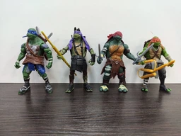Игровой набор Ninja Turtles Черепашки Ниндзя 4 шт 13 см Леонардо - Донатело - Микиланжело - Рафаель + Оружие фото от покупателей 2