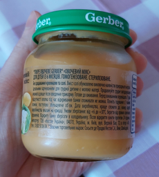 Пюре овочеве Gerber Овочевий салатик для дітей із 6 місяців 130 г (7613287348258) фото від покупців 3