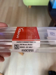 Оперативная память HyperX DDR4-3200 8192MB PC4-25600 Fury Black (HX432C16FB3/8) фото от покупателей 4