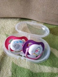 Пустушка ортодонтична Philips AVENT Ultra Air Animal для дівчаток 6-18 міс. 2 шт. (SCF080/08)