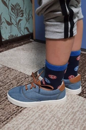Детские кеды для мальчика OLDCOM Brooklyn Denim 34 Синие (4841347047459) фото от покупателей 3