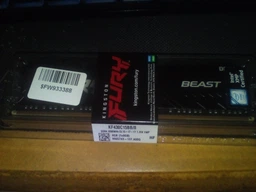 Модуль пам'яті Kingston DDR4 8Gb Fury Beast 3000MHz Black (KF430C15BB/8)