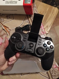 Игровой контроллер iPega Bluetooth PG-9076, BT3.0, 2.4G, Android, iOS, TV, PC, PS, 380mAh, 10h, black фото от покупателей 6