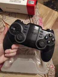 Игровой контроллер iPega Bluetooth PG-9076, BT3.0, 2.4G, Android, iOS, TV, PC, PS, 380mAh, 10h, black фото от покупателей 7