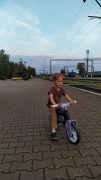 Беговел Real Baby, коричнево-фіолетовий (KB7500/PURPLE/BROWN) фото от покупателей 1