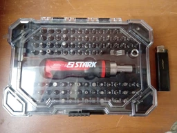 Викрутка реверсивна з набором біт Stark SBKIT-105(502505105) фото від покупців 6
